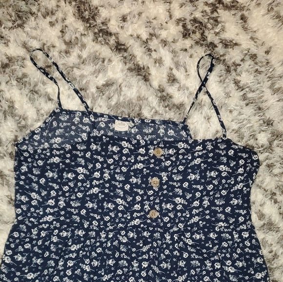 Paper Crane Navy Blue Tank Top 💙 - Picture 4 of 10
